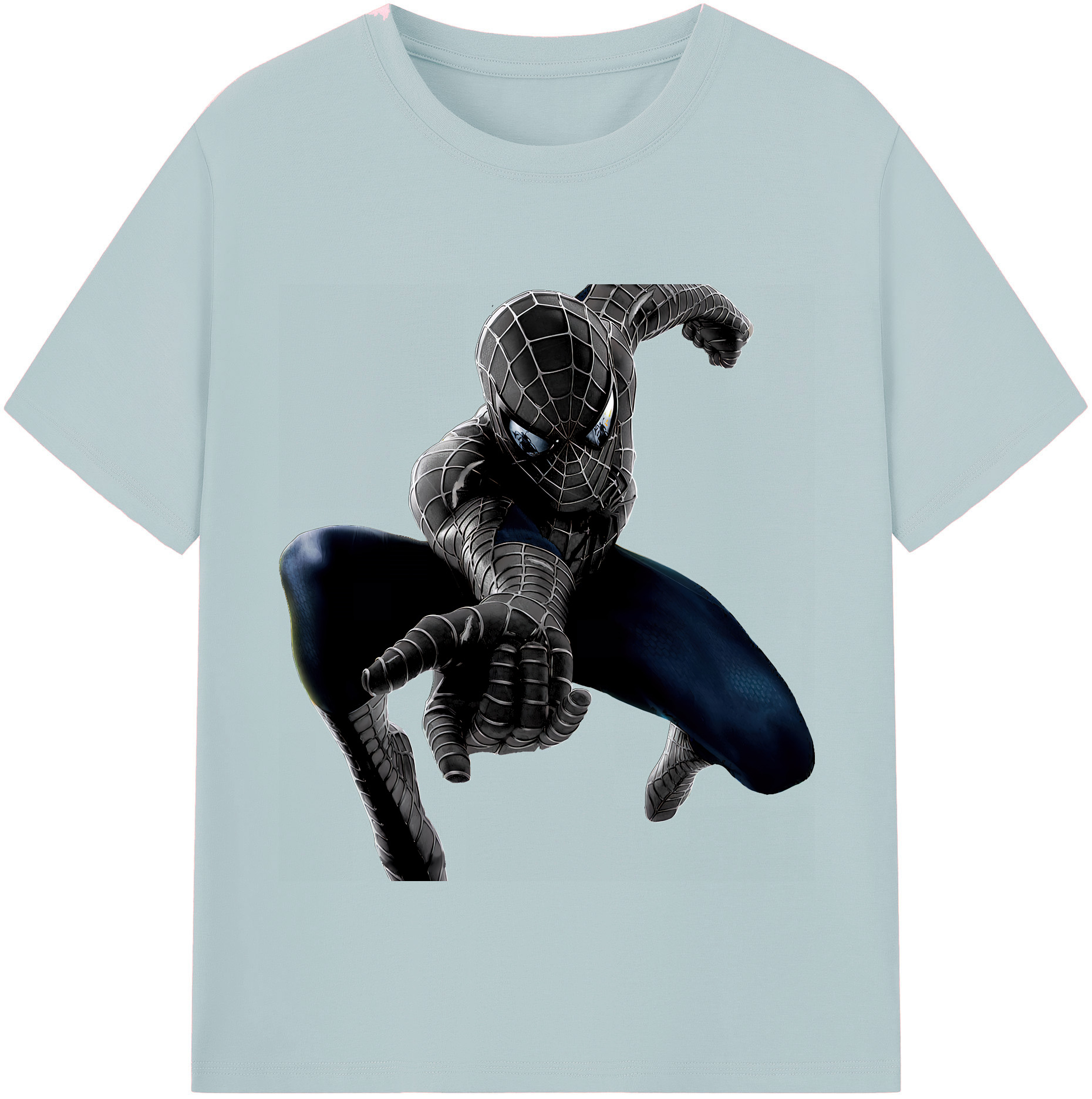 （画像用） Spider Man スパイダーマン 綿100％半袖Tシャツ（フロントプリント）
